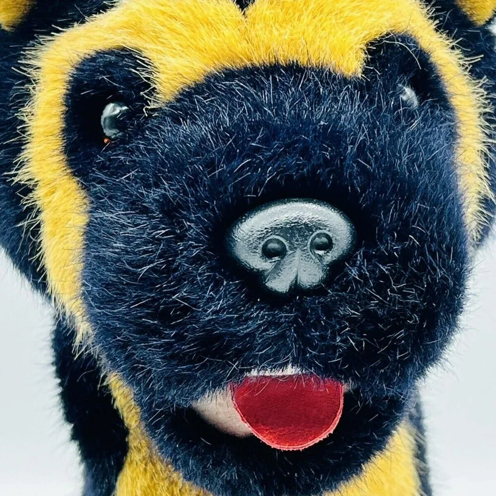 Dakin German Shepherd Puppet Plush Puppy K9 Dog‎ Stuffed Animal 10 inch 1993